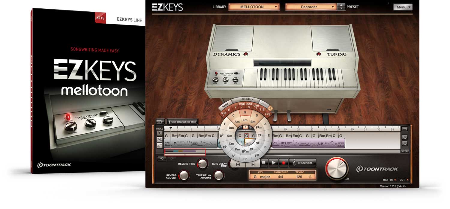 Toontrack EKX  EZkeys -  Mellotoon (Mellotron)